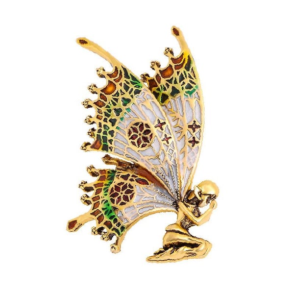 Rhinestone Brooch For Women Butterfly Ballerina Brooch Fashion Flower Brooc Carousel 1