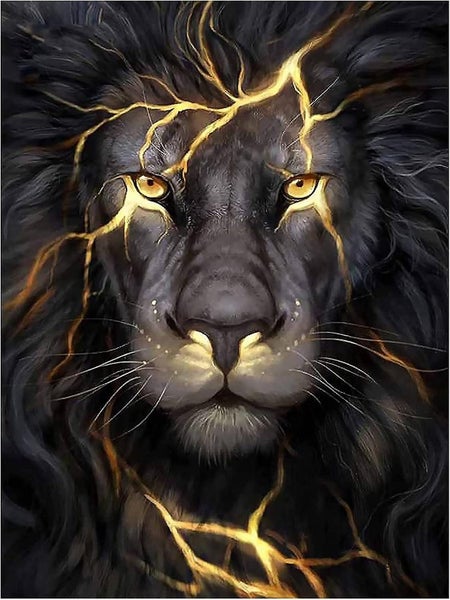 40*60cmdiamond Painting 5d Diy Diamond Painting Adult Animals Picture Lion Dra Carousel 1