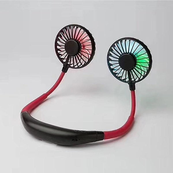 Neck Fan Portable Fan Usb Mini Fan Portable Rechargeable Neck Fan 3 Speeds Carousel 1