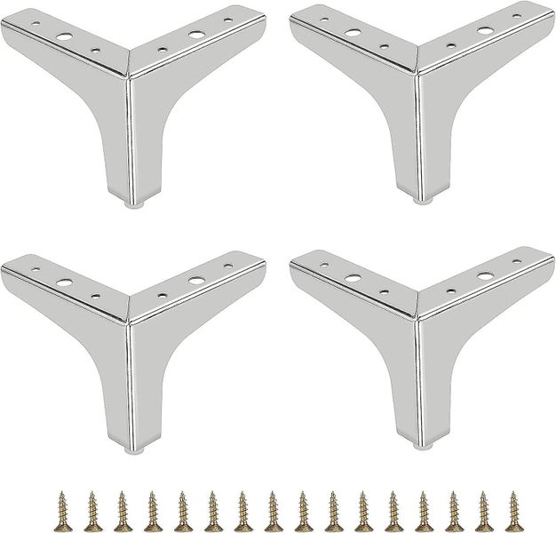 Metal Sofa Legs 4 Pieces Modern Furniture Feet Sofa Furniture Riser Legs Diy F Carousel 1