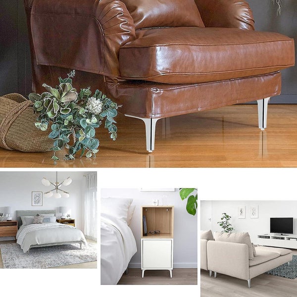 Metal Sofa Legs 4 Pieces Modern Furniture Feet Sofa Furniture Riser Legs Diy F Carousel 4