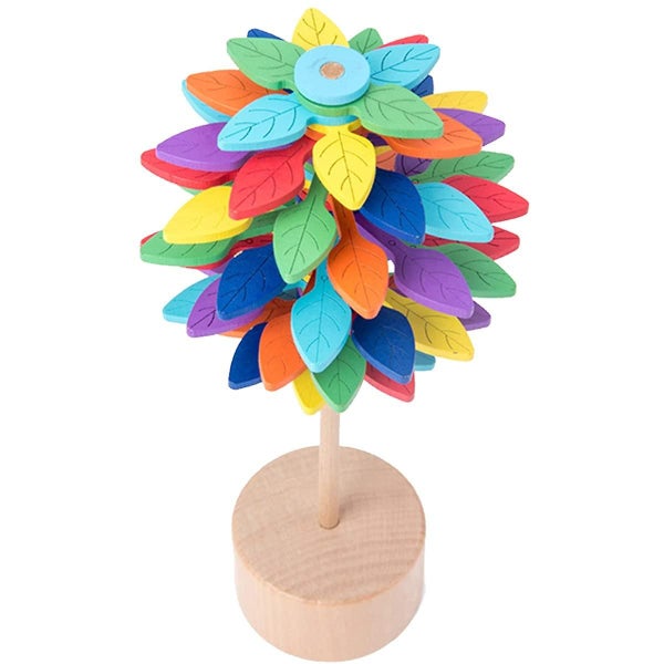 Lollipop Decompression Toy With Base Multi-color Rotating Lollipop Decompress Carousel 2