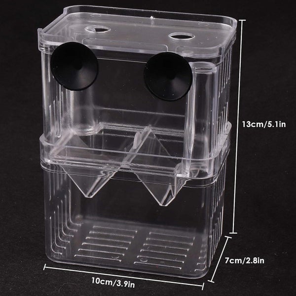 Fish Breeding Box Floating Aquarium Acrylic Hatchery Baby Fish Shrimp Hatche Carousel 2
