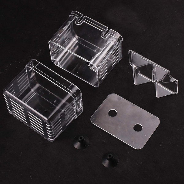 Fish Breeding Box Floating Aquarium Acrylic Hatchery Baby Fish Shrimp Hatche Carousel 5