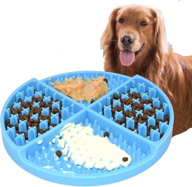Slow Feeding Food Mat For Dogspet Slow Feederfun Interactive Dog Puzzles Mat Carousel 1