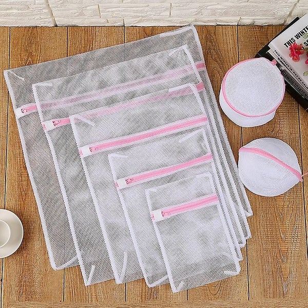 7pcs coarse Mesh Washing Machine Net Laundry Net Laundry Bags Washing Net Carousel 1