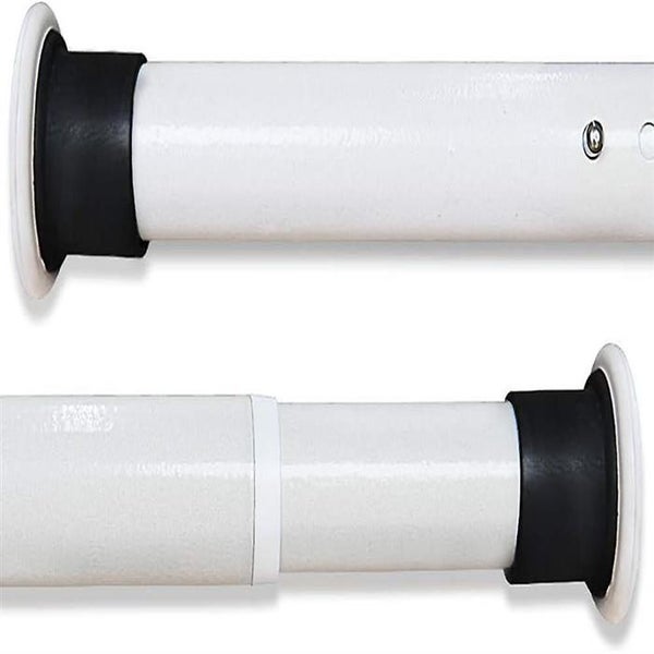 Shower Curtain Extendable Rod 210-260cm Without Drilling In Cream Colored Comp Carousel 1
