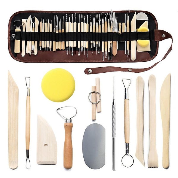 42pcs Pottery Sculpting Tool Kit Clay Sculpting Tool Sculpting Modeling Tools Carousel 2