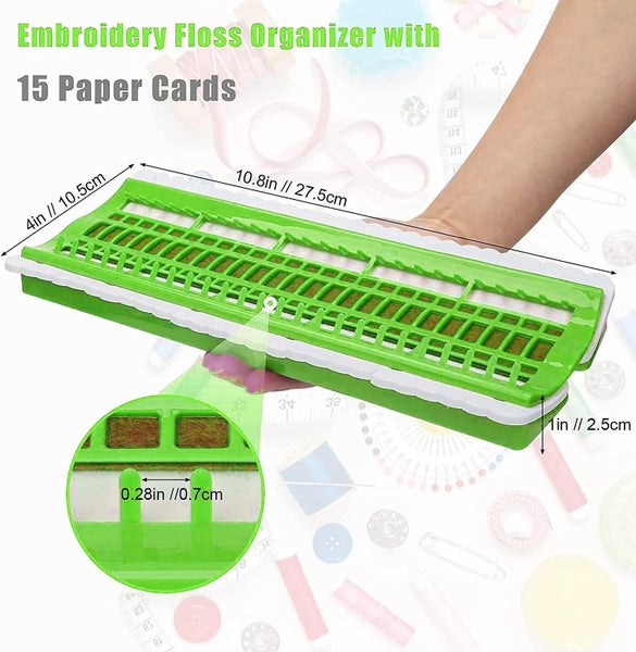 Thread Organiser50 Positions Cross Stitch Thread Holder With 4 Code Cards For Carousel 2