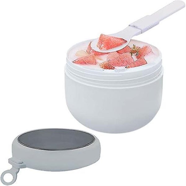 Assorted Breakfast Cup white Leak Proof Yogurt Cup With Spoon Practical Por64480337803521112