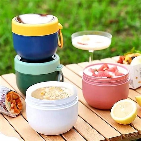Assorted Breakfast Cup white Leak Proof Yogurt Cup With Spoon Practical Por64480337803521114