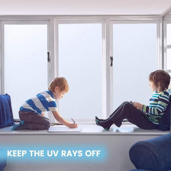 Static Cling Privacy Film Frosted Window Film 30x200cm Uv Protection Window Fi Carousel 1