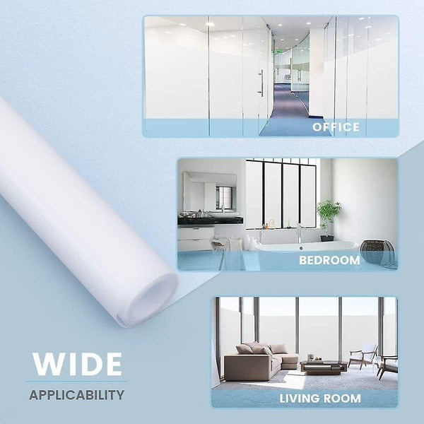 Static Cling Privacy Film Frosted Window Film 30x200cm Uv Protection Window Fi Carousel 3