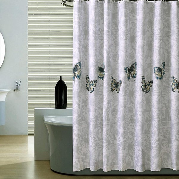 Bathroom Shower Curtain 200 X 200 Cm Mildew And Water Resistant Polyester Fabr Carousel 1