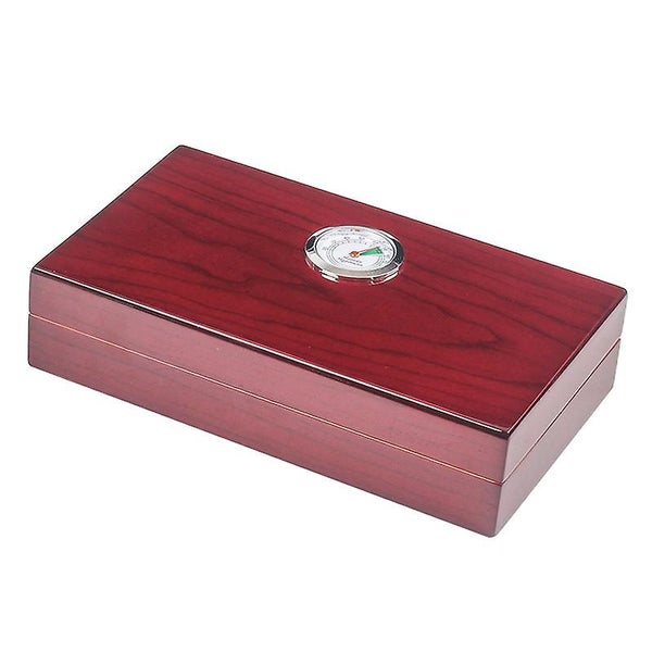 Red-mini Humidor Cigar Humidor For Travel Couch Or Patio In With Cedar Wood Carousel 1