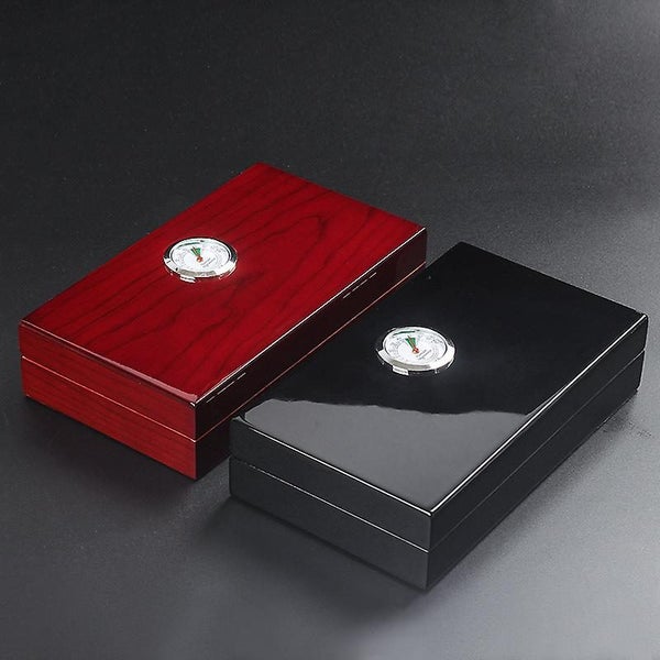 Red-mini Humidor Cigar Humidor For Travel Couch Or Patio In With Cedar Wood Carousel 5