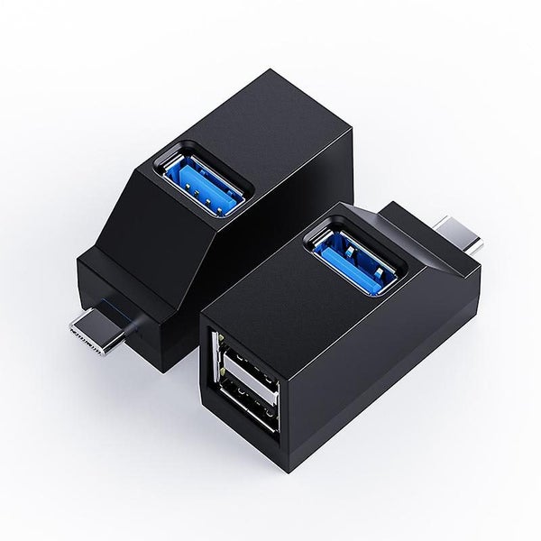 1pcs black Type-c3.1 Splitter Extension Hub Carousel 1