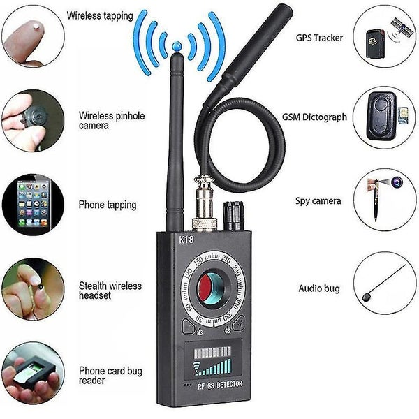 Rf Signal Bug Detector Anti Spy Camera Gsm Audio Bug Finder Gps Scan Carousel 1