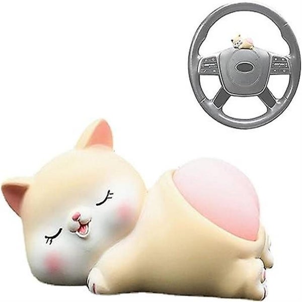 cat Dwarf Soft Squeeze Toy Decompression Car Decoration Decompression Doll Carousel 1