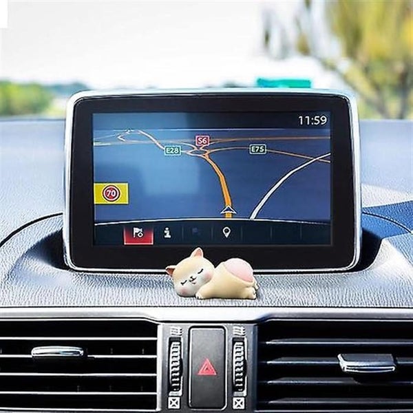 cat Dwarf Soft Squeeze Toy Decompression Car Decoration Decompression Doll Carousel 2