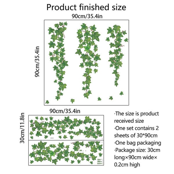 Beautiful Applique Flower Vine Wall Sticker Art Decoration Carousel 5