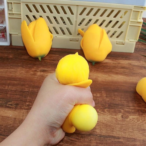Imitation Peeled Mango Slow Rebound Decompression Toy Carousel 2