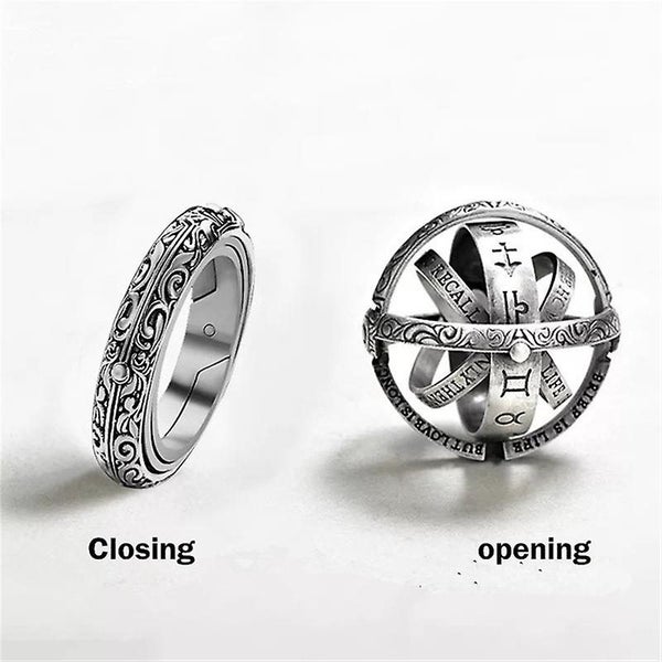 2 Rings Spinner Decompression Toys Spinner Toy Manual Anti-stress Finger Toy S Carousel 4
