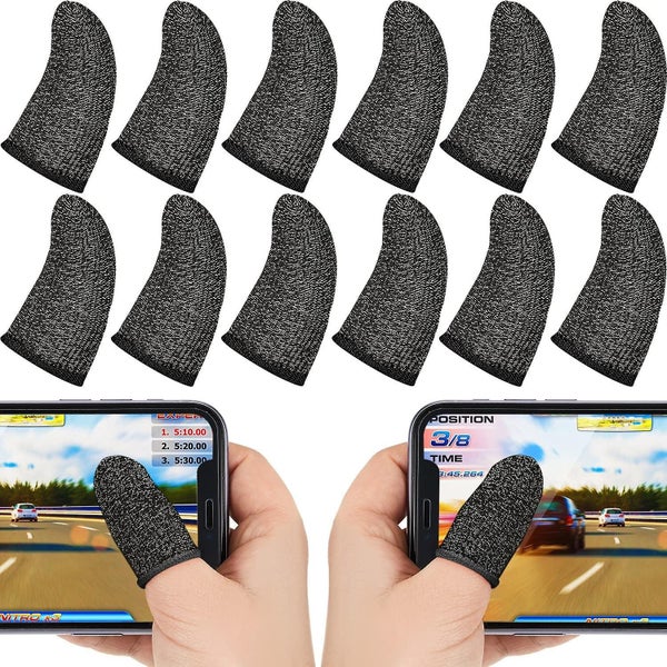 30 Piece Finger Sleeve For Gaming Mobile Game Controller Finger Thumb Sleeve A Carousel 1