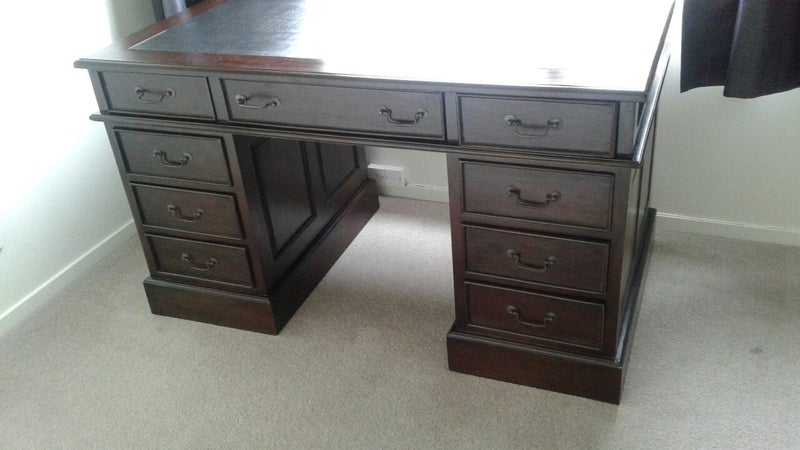 MAHOGANY WRITING DESK Carousel 6