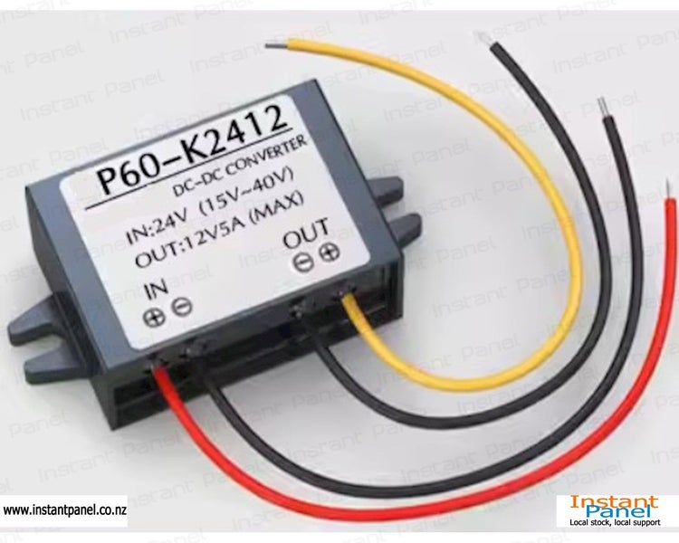 DC DC Step Down Converter 24V to 12V 5A IP60-K2412 Carousel 1