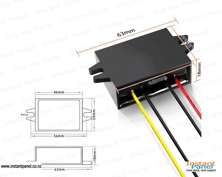 DC DC Step Down Converter 24V to 12V 5A IP60-K2412 Carousel 2