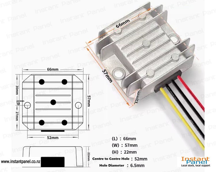 DC DC Step Down Converter 12V 24V to 5V 10A IP50-K2405 Carousel 2