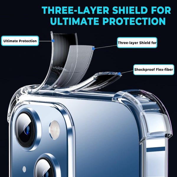 1x Shockproof Phone Cover for iPhone 15 Plus Carousel 2