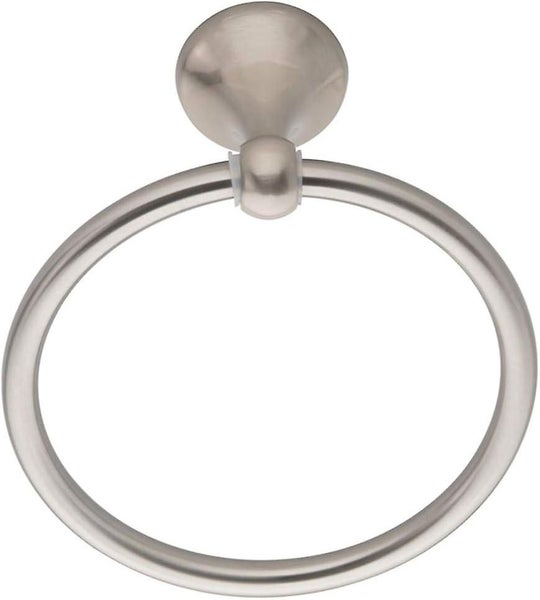 Towel Ring Satin Nickel Carousel 2