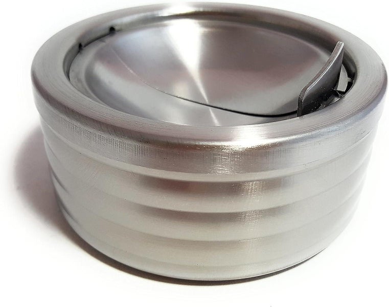 Fashionable Stainless Steel Storm Ashtray Stainless Steel Silver Large Hote Carousel 2