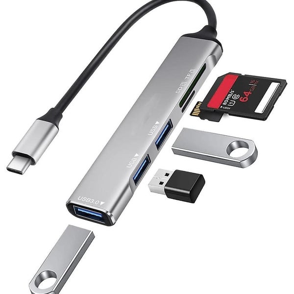 Sd/micro Sd Card Reader 5 In 1 Usb C Adapter With Sd/tf Card Reader 1 Usb 3. Carousel 1
