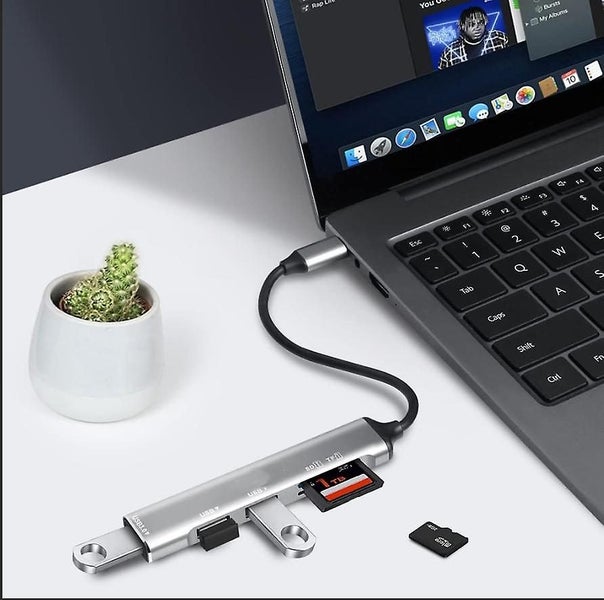 Sd/micro Sd Card Reader 5 In 1 Usb C Adapter With Sd/tf Card Reader 1 Usb 3. Carousel 5