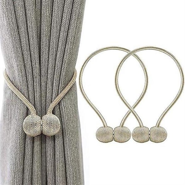 beigecurtain Tiebacks Magnetic Curtain Tieback Magnetic Braiding Curtains Bu Carousel 1
