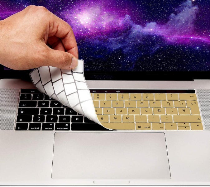 Gold Mygadget Keyboard Protector For Apple Macbook Pro 13 And 15 Touch Bar Carousel 1