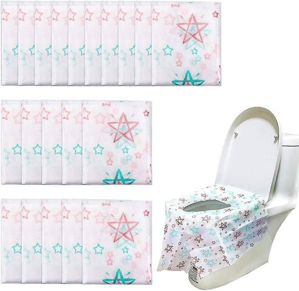 20pcs Disposable Toilet Seat Covers Seat Cover Protectors Squirrel Extra Lar Carousel 1