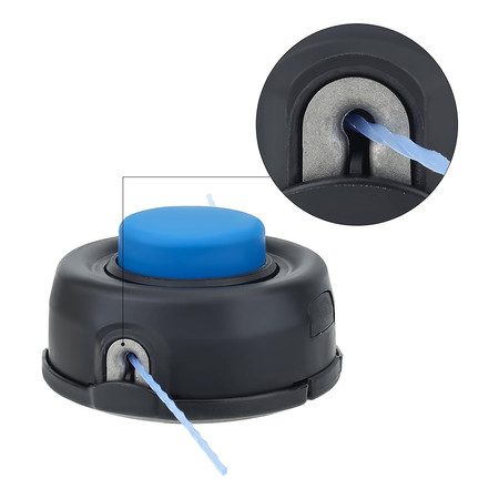 T35 Trimmer Head for for Husqvarna 123L 225L Weed Eater Head (M10x1.25L) Carousel 1