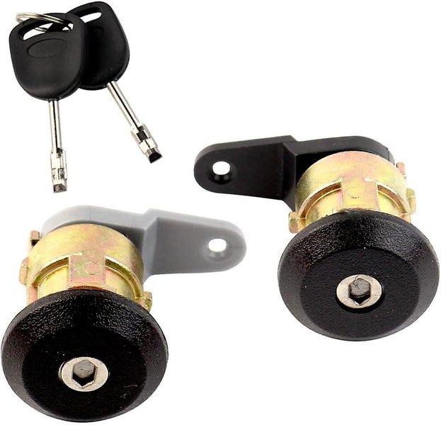 Pair Of Lock Cylinders + Two Keys For Ford Fiesta Ka 95-02 Mail Escort Fiesta Carousel 1