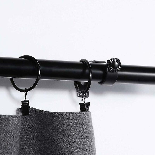 Adjustable Curtain Rod Brackets 20-28mm Curtain Rod Bracket black 2pcs Carousel 5