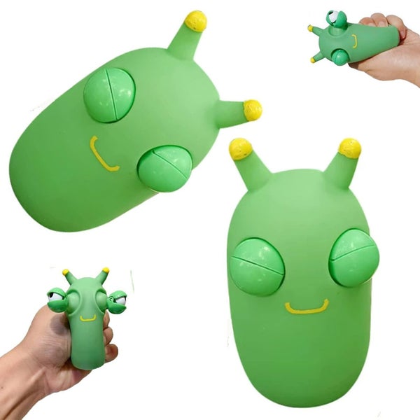 Set Of 2 Pop-up Eye Squeeze Toys Jaw-dropping Stress Relief Sensory Toys Ant Carousel 1