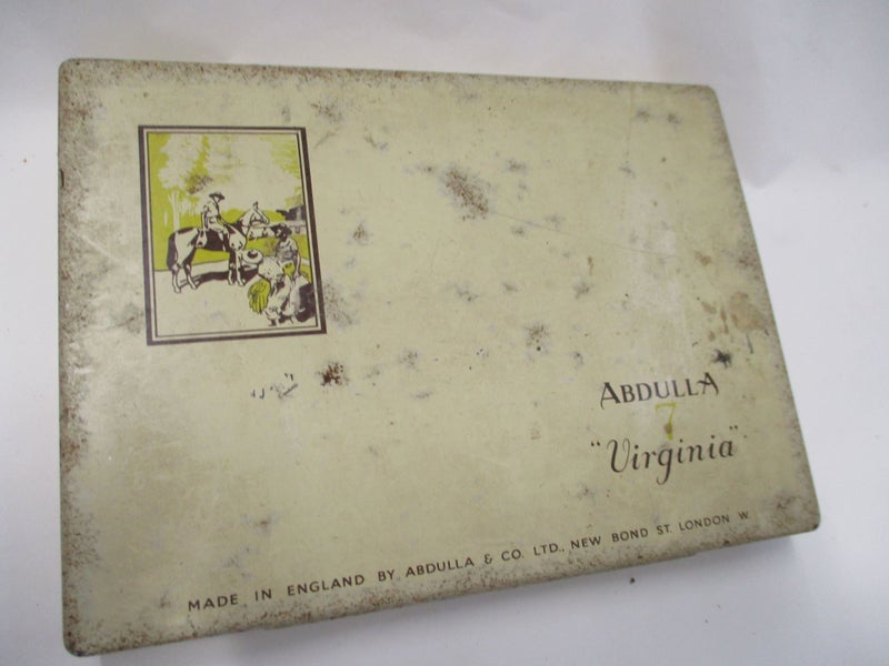 Nice Old Tobacco Advertising Tin - Abdulla Virginia Tobacco - 4347 Carousel 2