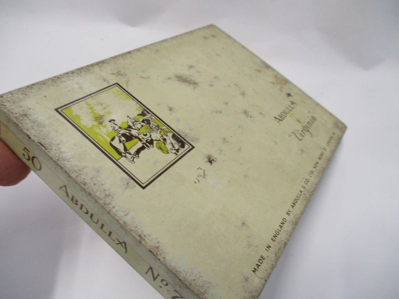 Nice Old Tobacco Advertising Tin - Abdulla Virginia Tobacco - 4347 Carousel 5