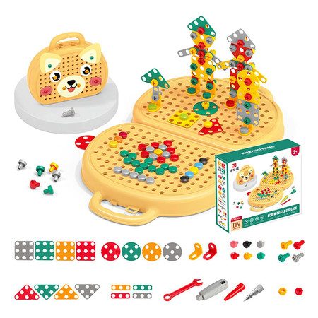 Construction Toys for Kids, Construction Sets with Drill Toy Carousel 2