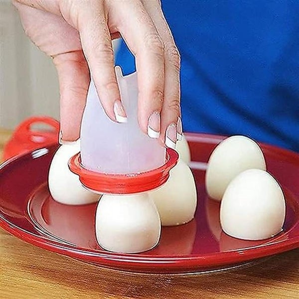 6 Pieces Silicone Egg Cooker Non-stick Quick Poacher Kitchen Poached Egg Coo Carousel 5