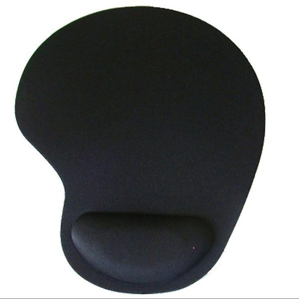 Black-mousepad With Wrist Rest.foam Mouse Pad Cloth Mousepad Solid Color Gamin Carousel 1