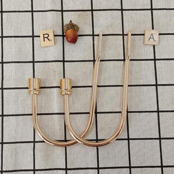 Rose Gold Curtain Tiebacks 2 Packs Metal Hooks Wall Mounted For Curtains A Carousel 1